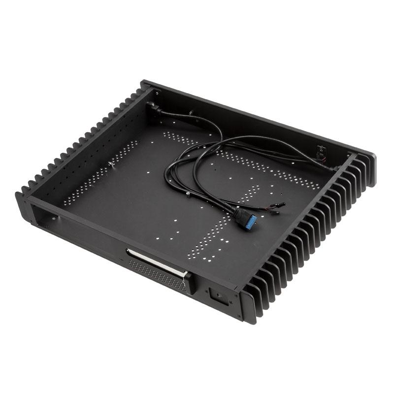 Streacom ST-FC5B Alpha HTPC Fanless Aluminium Case - Black