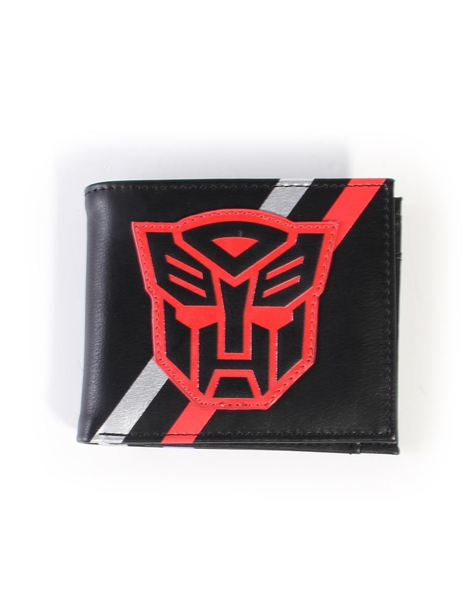 Hasbro Transformers Bifold Nero Rosso (HASBRO Transformers Autobots/Decepticons Logo Symbol Bi-fold Wallet Male Multi-colour MW