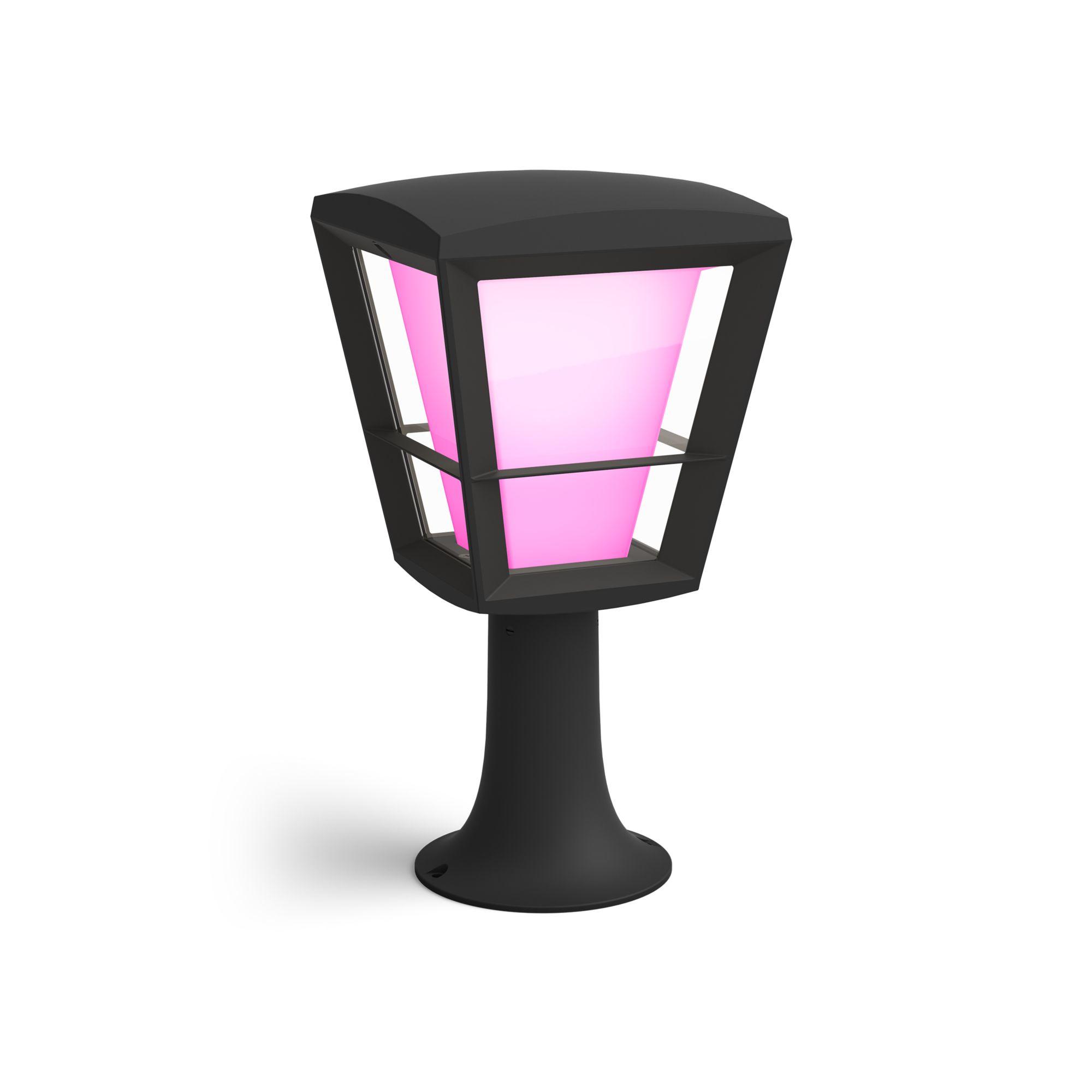 Philips Hue, ambiente di colore bianco, LED integrato, base, nero, all'aperto