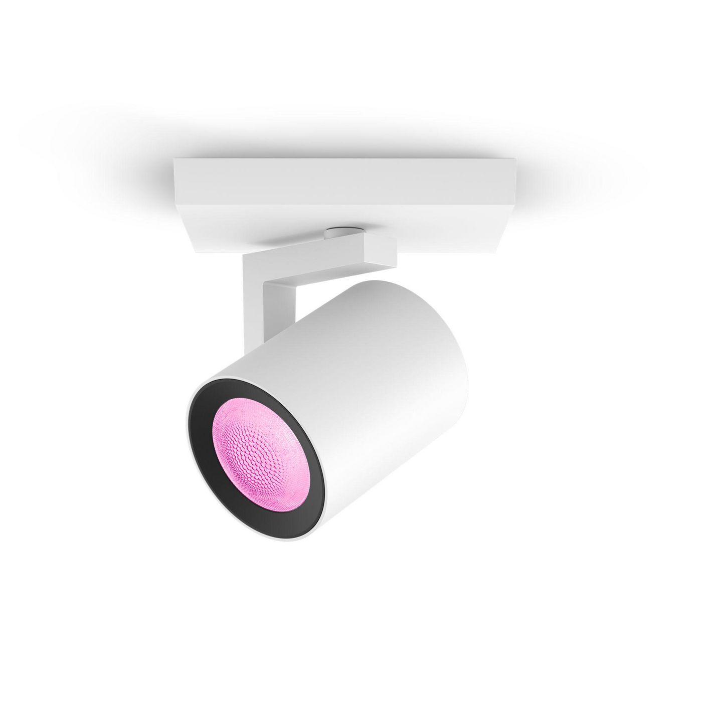 Philips Hue White and Color ambiance Argenta Faretto Smart Bianco (Hue Argenta Single Spot - - white - Warranty: 12M)