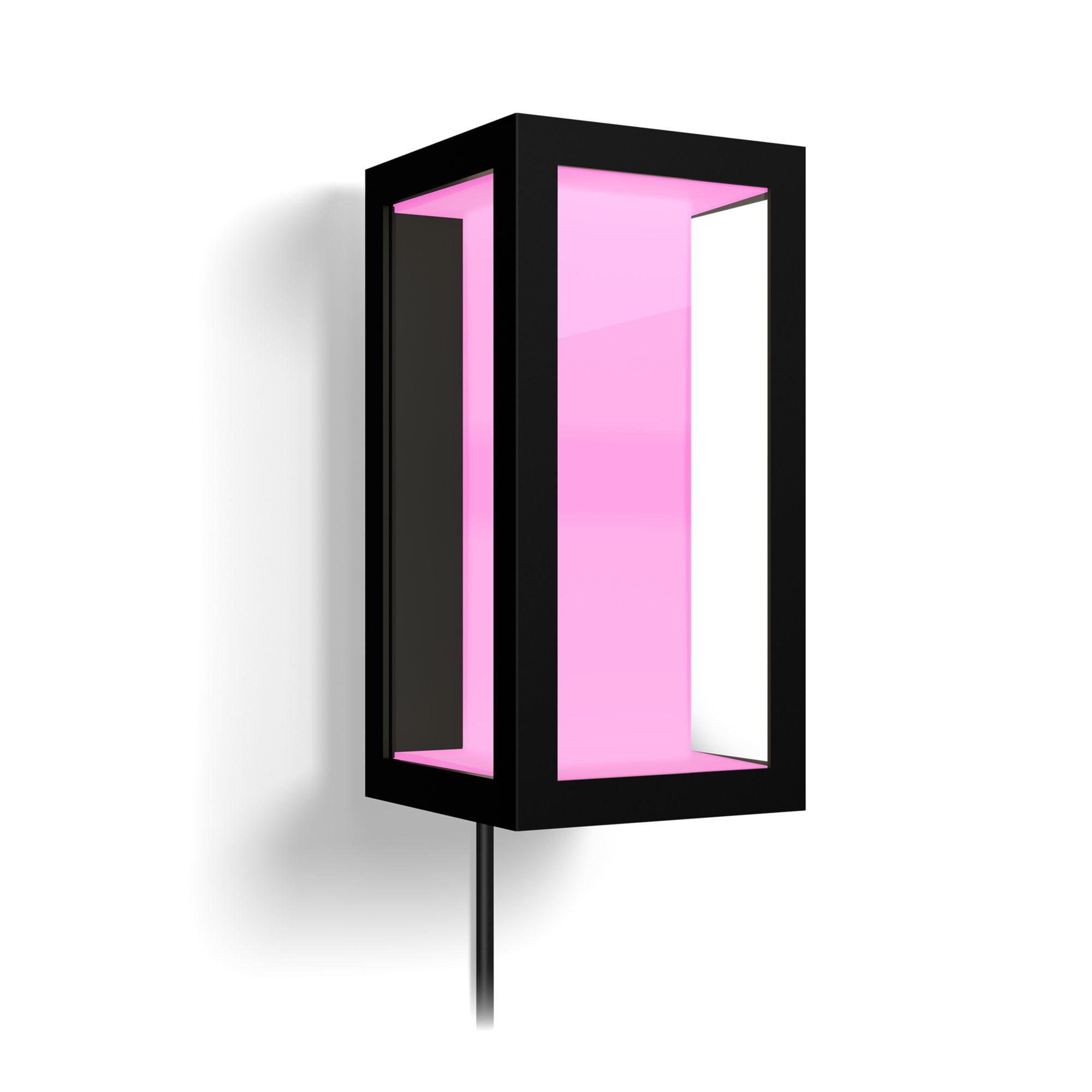 Philips Hue White and Color ambiance Impress Lampada Smart da parete rettangolare Nero Estensione (alimentatore non incluso) Ba