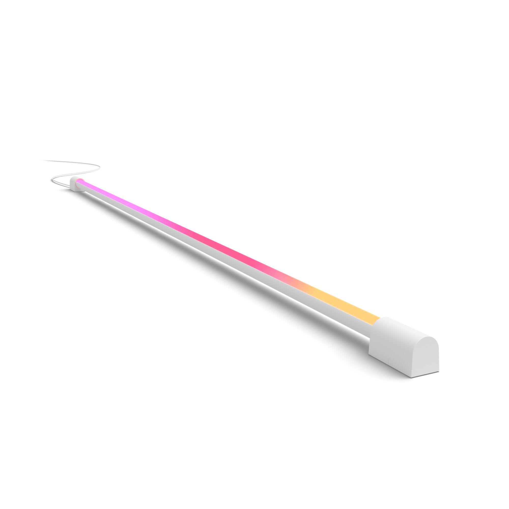 Hue Play Gradient Light Tube 125 cm Bianco