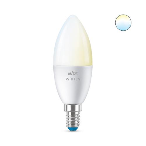WiZ Lampadina Smart Dimmerabile Luce Bianca da Calda a Fredda Attacco E14 40W Candela