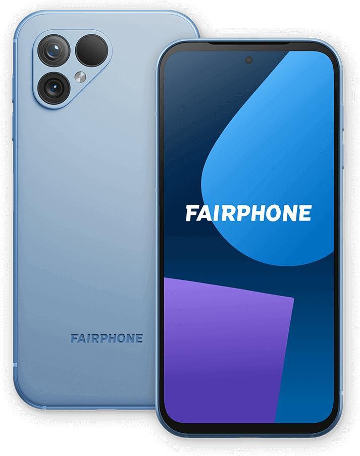 Fairphone 5 16,4 cm [6.46] Doppia SIM Android 13 5G USB tipo-C 8 GB 256 GB 4200 mAh Blu (FAIRPHONE 5 5G 8GB 256GB - SKY BLUE AN