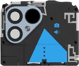 Fairphone F5TOPU-1BL-WW1 ricambio per cellulare Nero Blu (TOP UNIT V1 BLUE - FAIRPHONE 5)