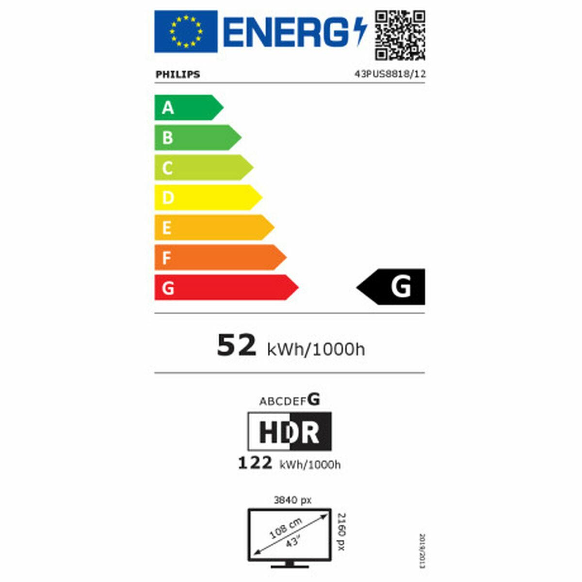 Smart TV Philips 43PUS8818/12 Wi-Fi LED 43" 4K Ultra HD HDR10 Dolby Vision