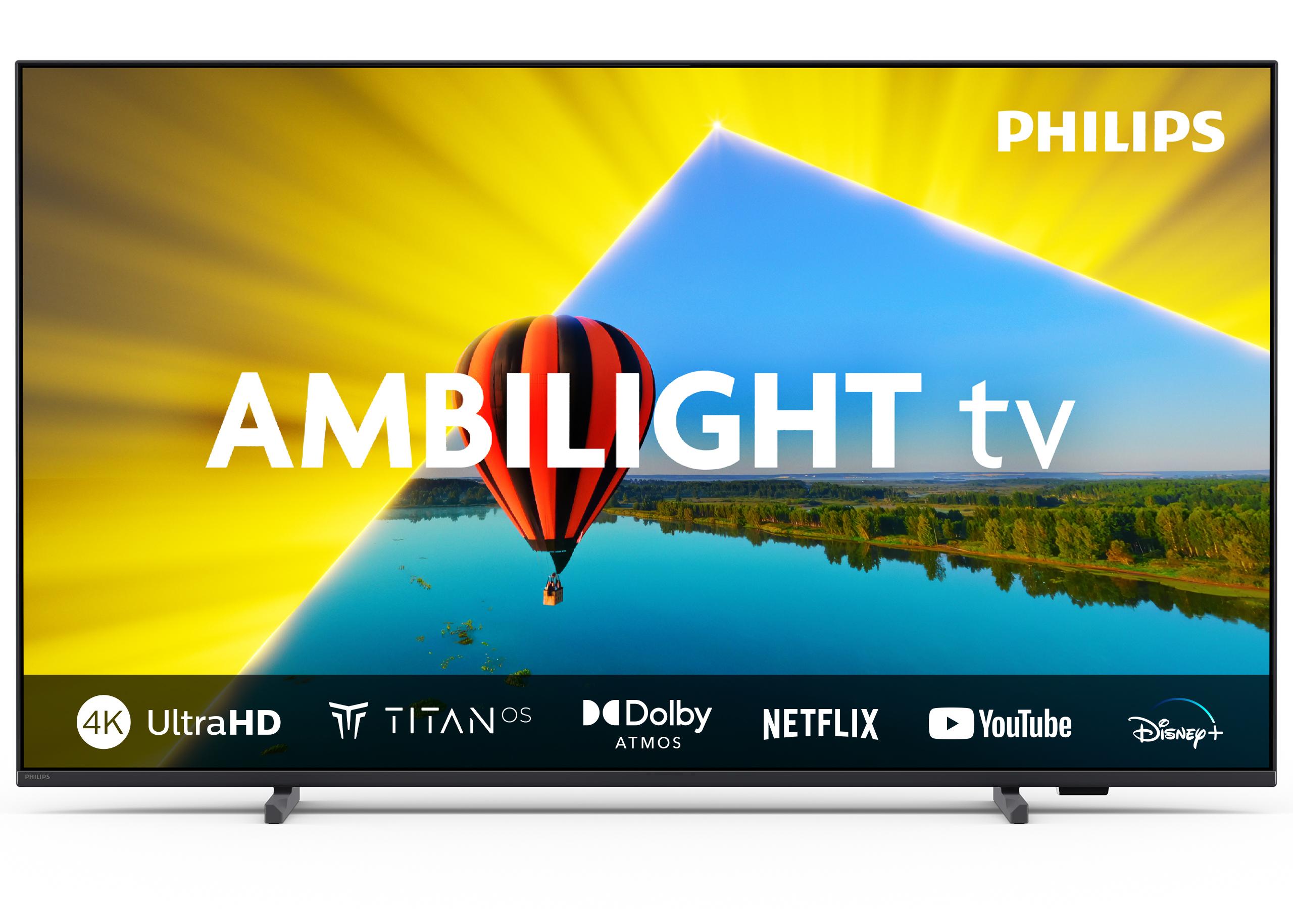 Philips TV 55PUS8079/12, 55" LED-TV 139,7 cm (55") 4K Ultra HD Smart TV Wi-Fi 350 cd/mÂ²