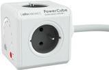 WiFi esteso di powercube allococococococu, tipo di distribuzione di potenza, 4 prese, 1,5 m, WiFi Extended WiFi Extended White/