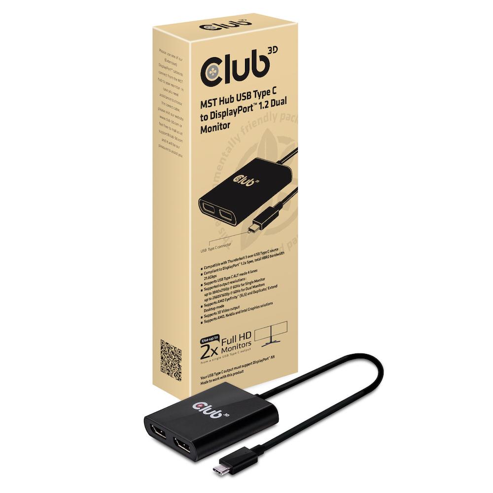 Ã¢â‚¬Â¢ EingÃƒÂ¤nge: 1x USB 3.1 Gen1 Typ-C Stecker Ã¢â‚¬Â¢ AusgÃƒÂ¤nge: 2x DisplayPort 1.2 Buchsen Ã¢