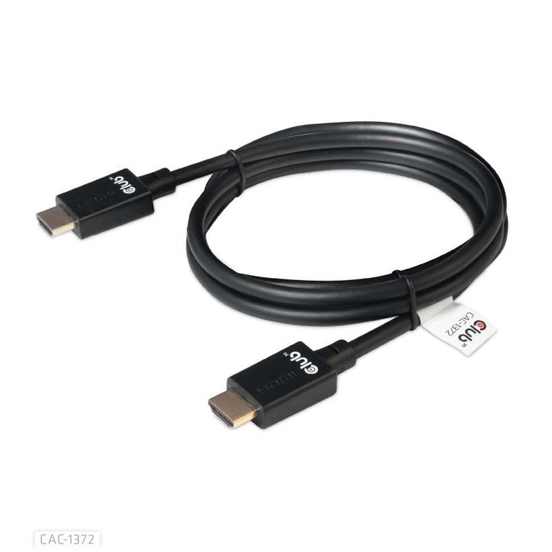 CLUB3D HDMI 2.1 MALE TO HDMI 2.1 MALE ULTRA HIGH SPEED 10K 120HZ 2M/ 6.56FT