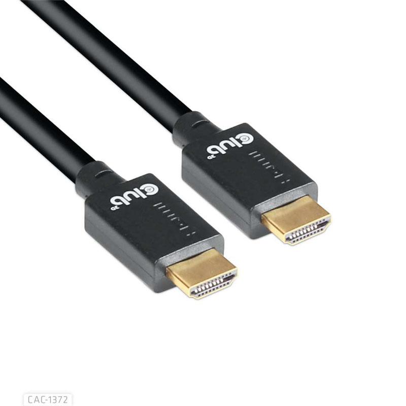 CLUB3D HDMI 2.1 MALE TO HDMI 2.1 MALE ULTRA HIGH SPEED 10K 120HZ 2M/ 6.56FT