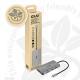 CLUB3D USB 3.2 GEN1 TYPE-C 8-IN-1 HUB WITH 2X HDMI 2X USB-A RJ45 SD/MICRO SD CARD SLOTS AND USB