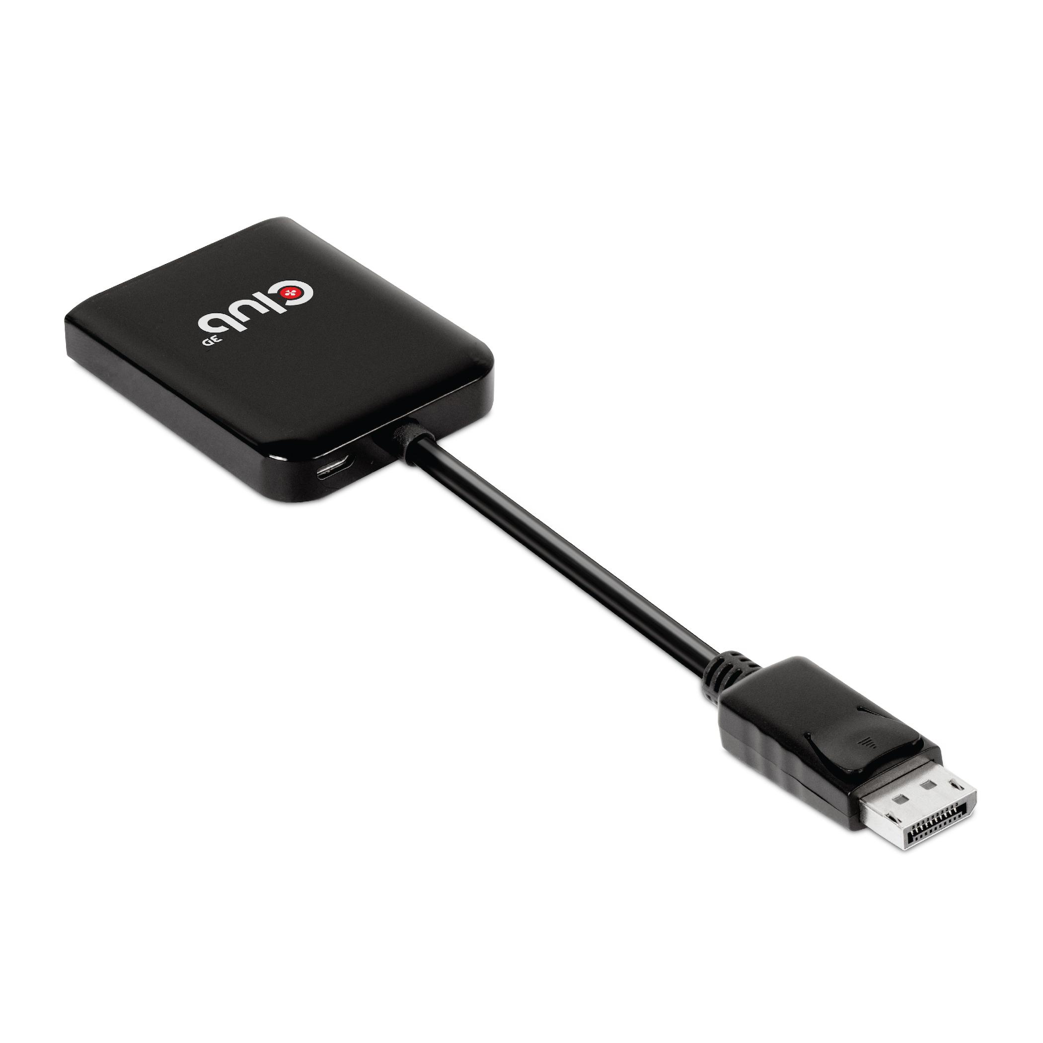 Eingang DisplayPort Stecker Ausgang 2x DisplayPort Buchse Untersttzt Dual Display 3840x216060HZ Untersttzung fr BT.2020 Farb