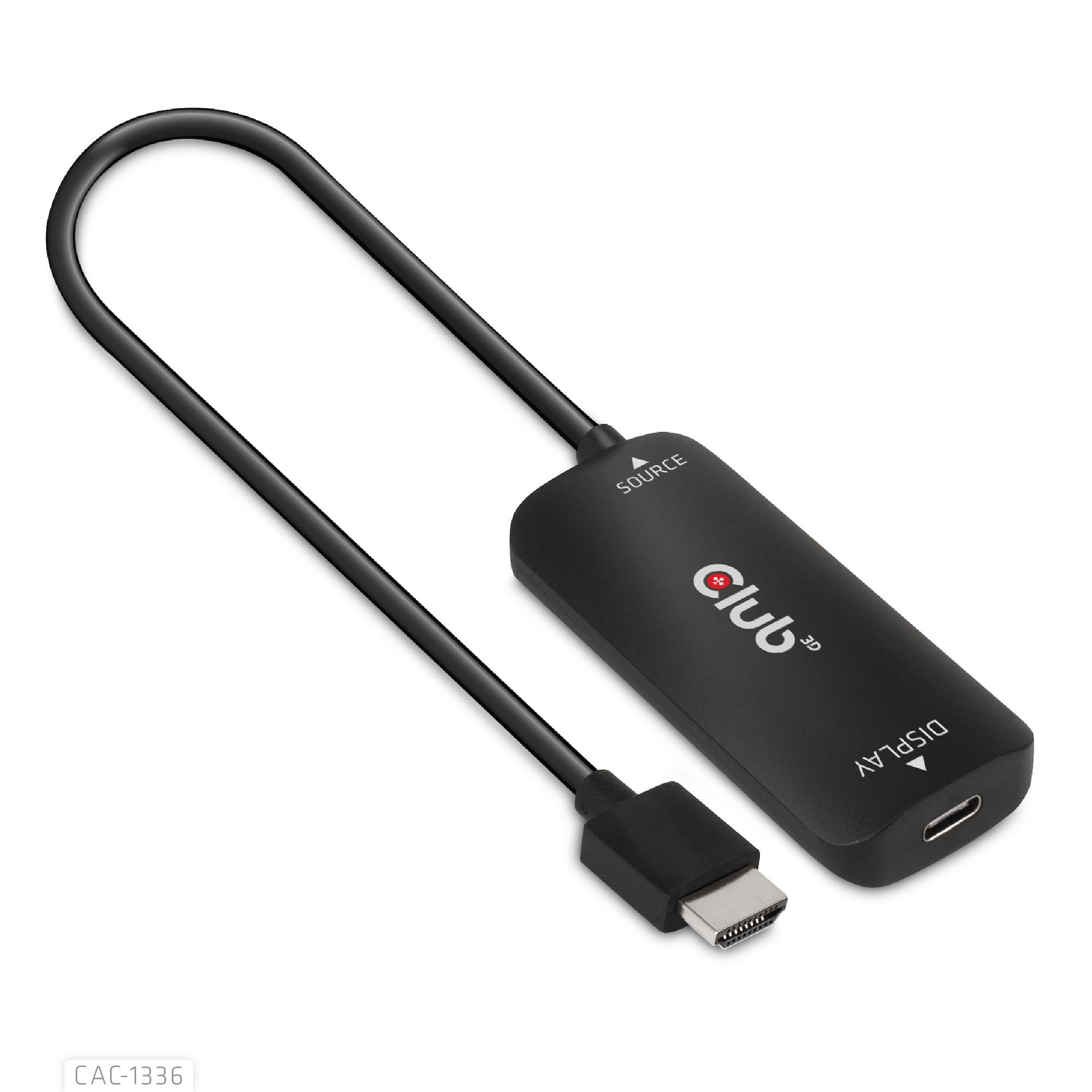 Eingang 1x HDMI (Stecker) / 1x Micro USB (Buchse) Ausgang 1x USB Typ-C (Buchse) Konform mit USB DP Alt Mode Spezifikationen b