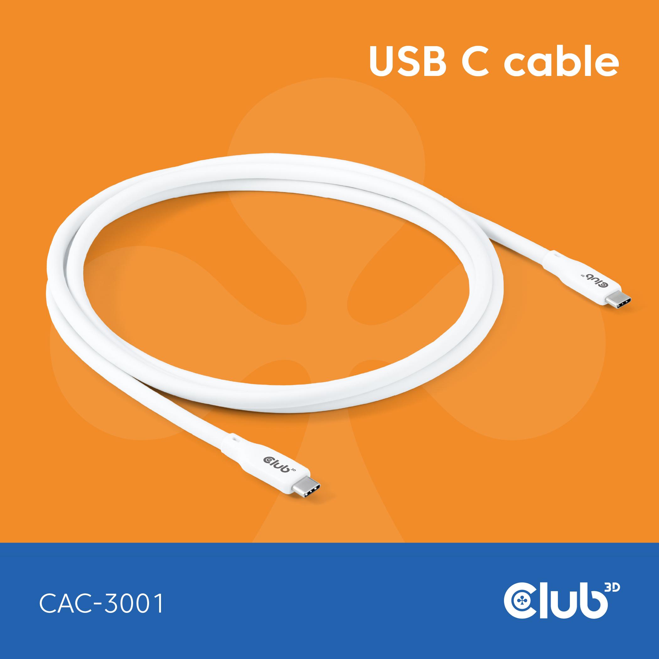 CLUB3D CAC-3001 cavo USB...