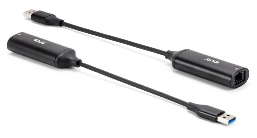 CLUB3D CAC-1421 adattatore per inversione del genere dei cavi USB Type-A RJ45 Nero