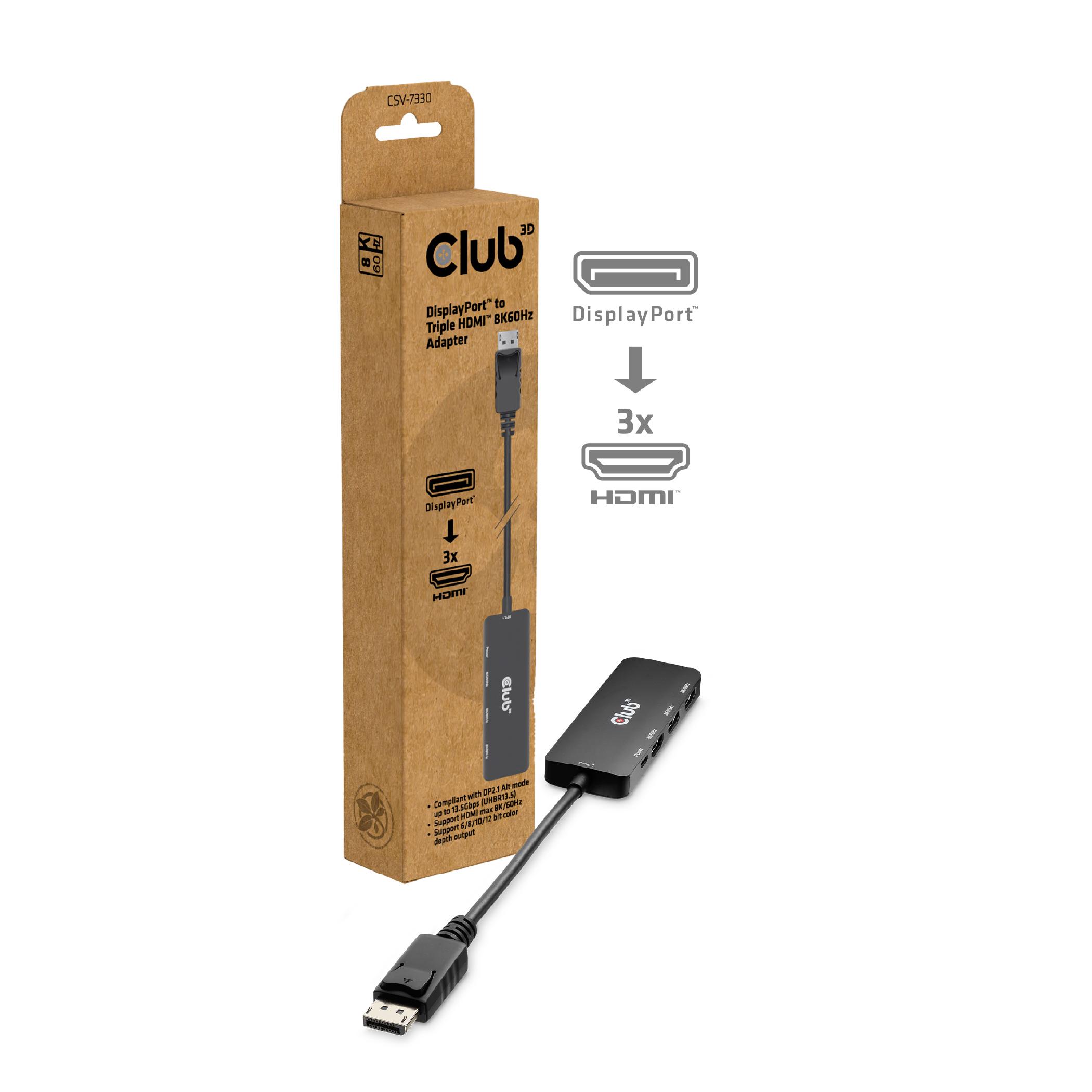 CLUB3D CSV-7330 hub di...