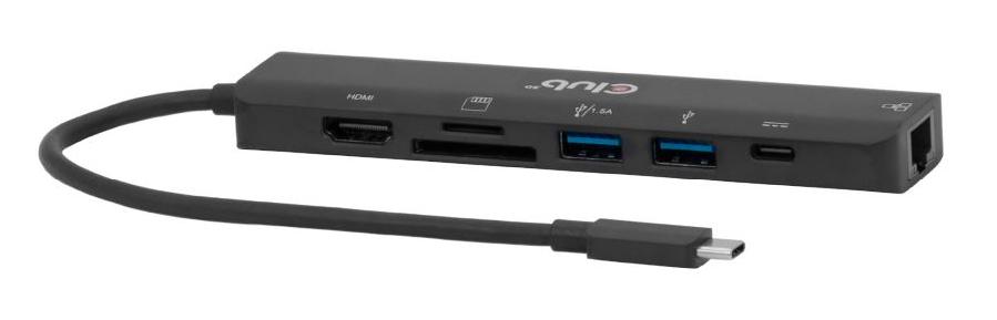 CLUB3D CSV-2553 hub di interfaccia USB tipo-C 5000 Mbit/s Nero