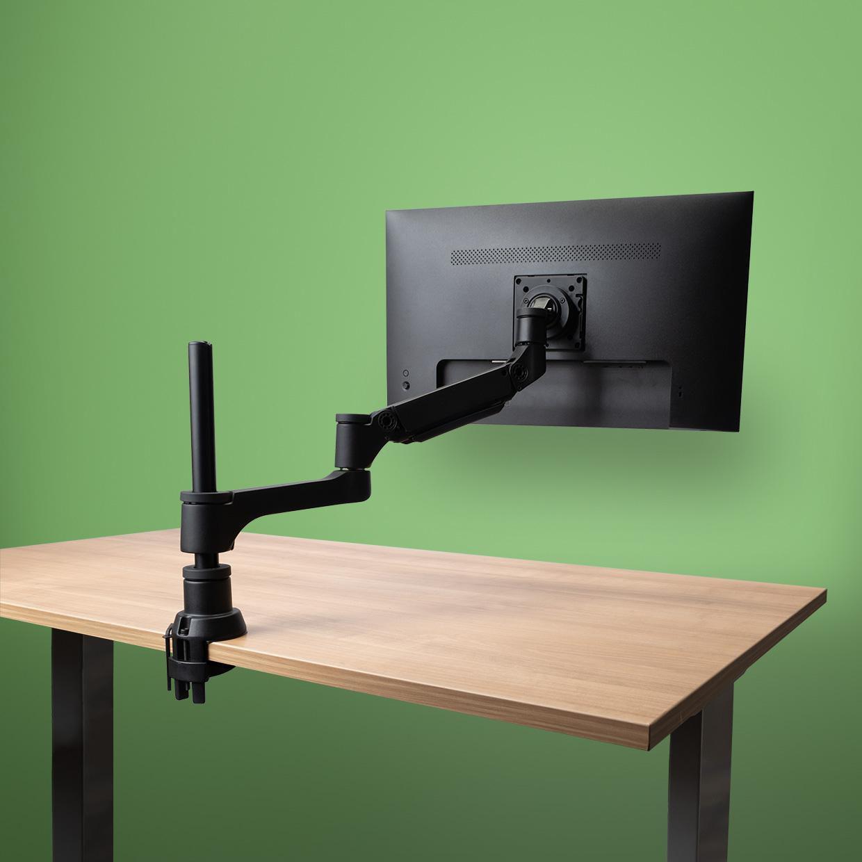 R-Go Tools Caparo 4 RGOVLCA4SI supporto da tavolo per Tv a schermo piatto 1016 cm 40 Nero Scrivania (CAPARO4 D2 MONITOR ARM - P