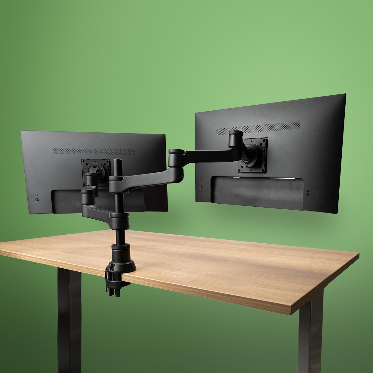 R-Go Tools Zepher 4 RGOVLZE4TWSI supporto da tavolo per Tv a schermo piatto 813 cm (32") Nero Scrivania