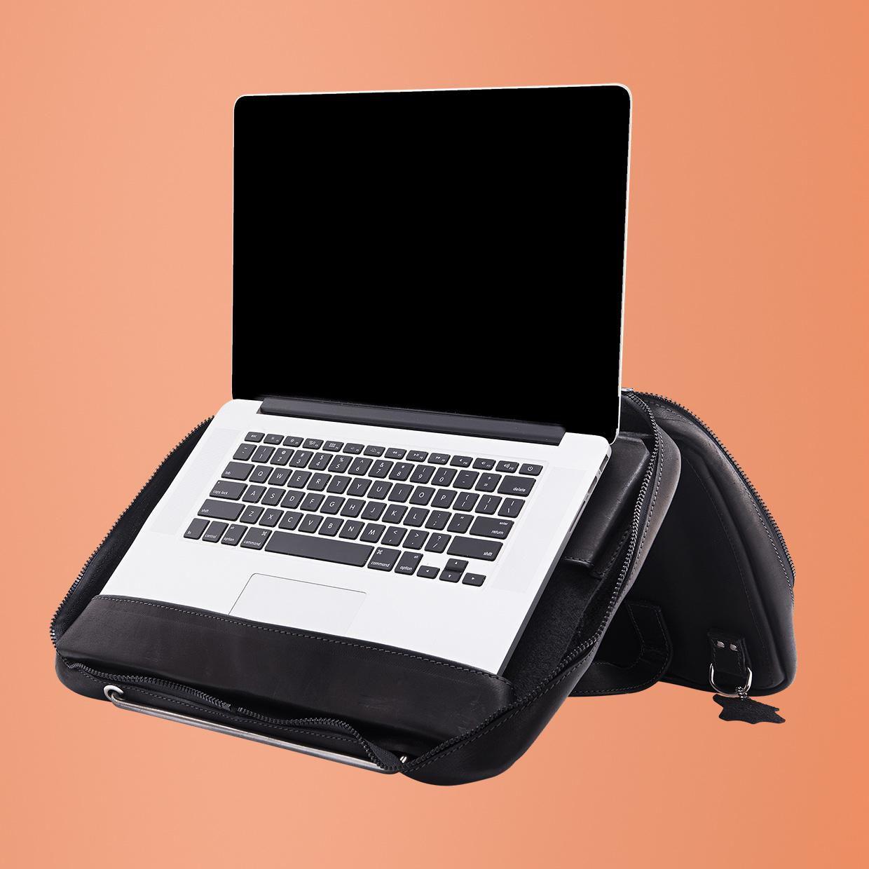 R-Go Tools Viva RGOAVLAPBL borsa per laptop 396 cm 15.6 Valigetta ventiquattrore Marrone (VIVA LAPTOP BAG FULL - GRAIN LEATHER