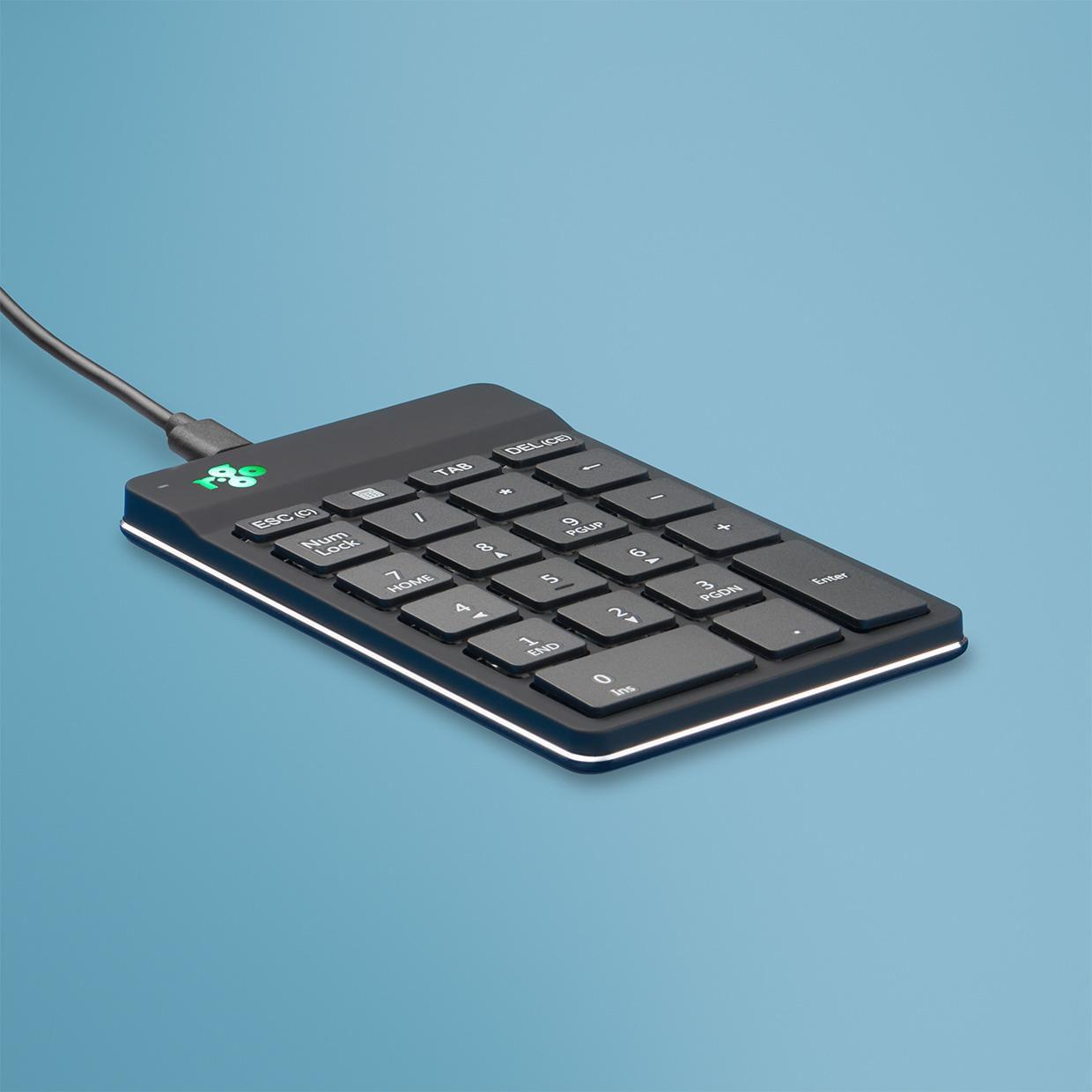 R-Go Tools Numpad Break RGOCONMWDBL tastierino numerico Universale USB Nero (NUMPAD BREAK WIRED BLACK - )