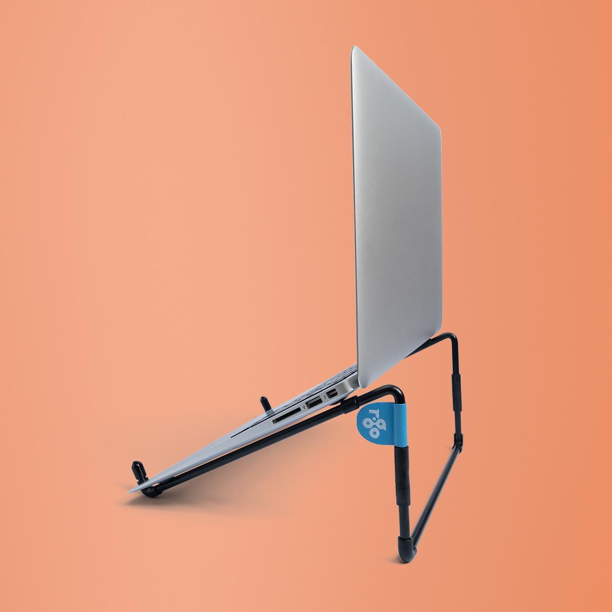 R-Go Tools Steel RGOSC015BL supporto per laptop Supporto per computer portatile Nero 559 cm 22 (R-GO STEEL TRAVEL LAPTOP STAND