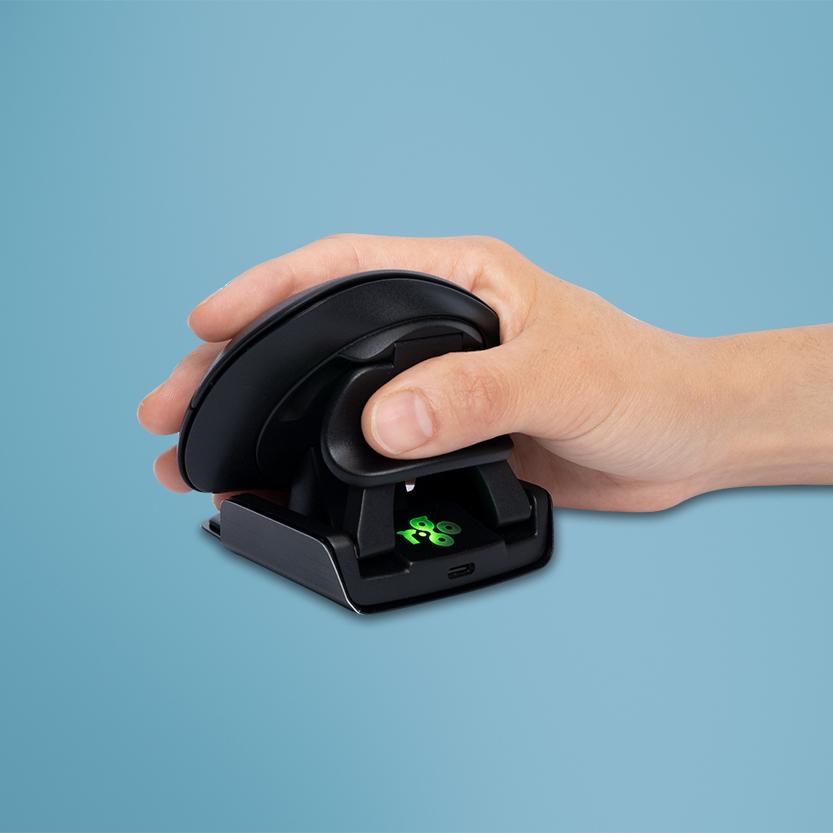 R-Go Tools RGOTWBMWLBL mouse Ambidestro Bluetooth USB Type-A Ottico 2400 DPI (R-GO TWISTER ERGONOMISCHE MAUS - ERGONOMIC MOUSE