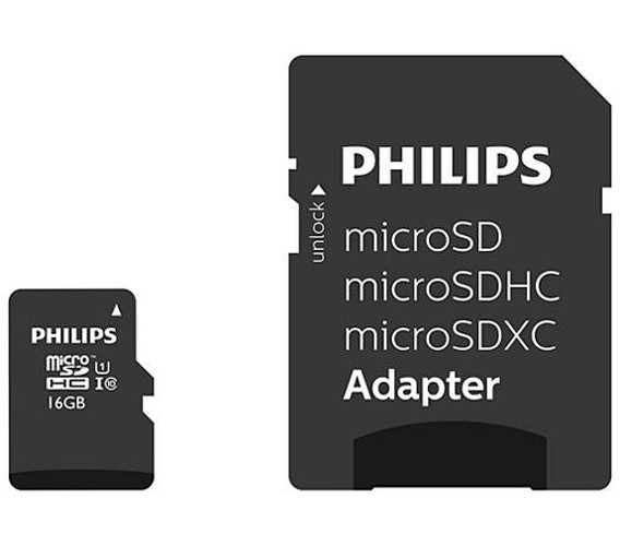 Philips MicroSDHC 16GB CL10...