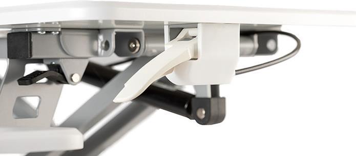 BakkerElkhuizen Adjustable Sit-Stand Desk Riser 2 Bianco Scrivania