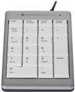 BakkerElkhuizen UltraBoard 955 Numeric tastierino numerico PC USB Grigio chiaro, Bianco