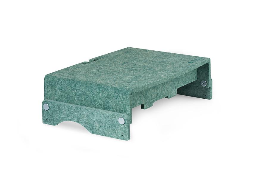 BakkerElkhuizen Q-riser 110 Circular 76,2 cm (30") Verde Scrivania