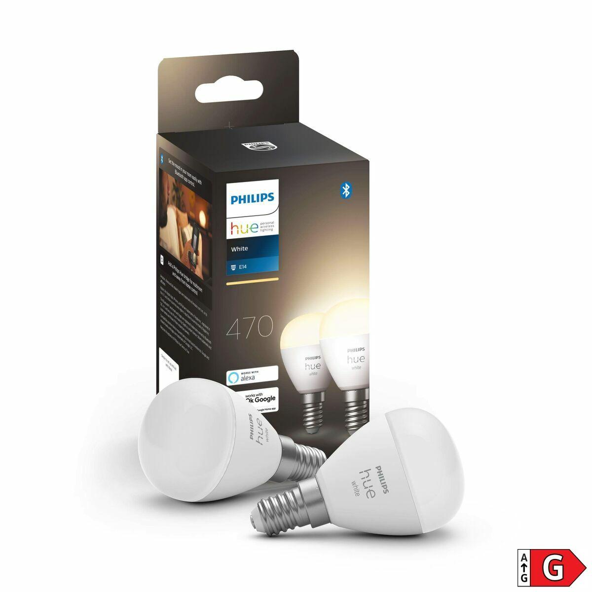 Lampadario LED a goccia Philips Hue White E14, confezione doppia, dimmerabile
