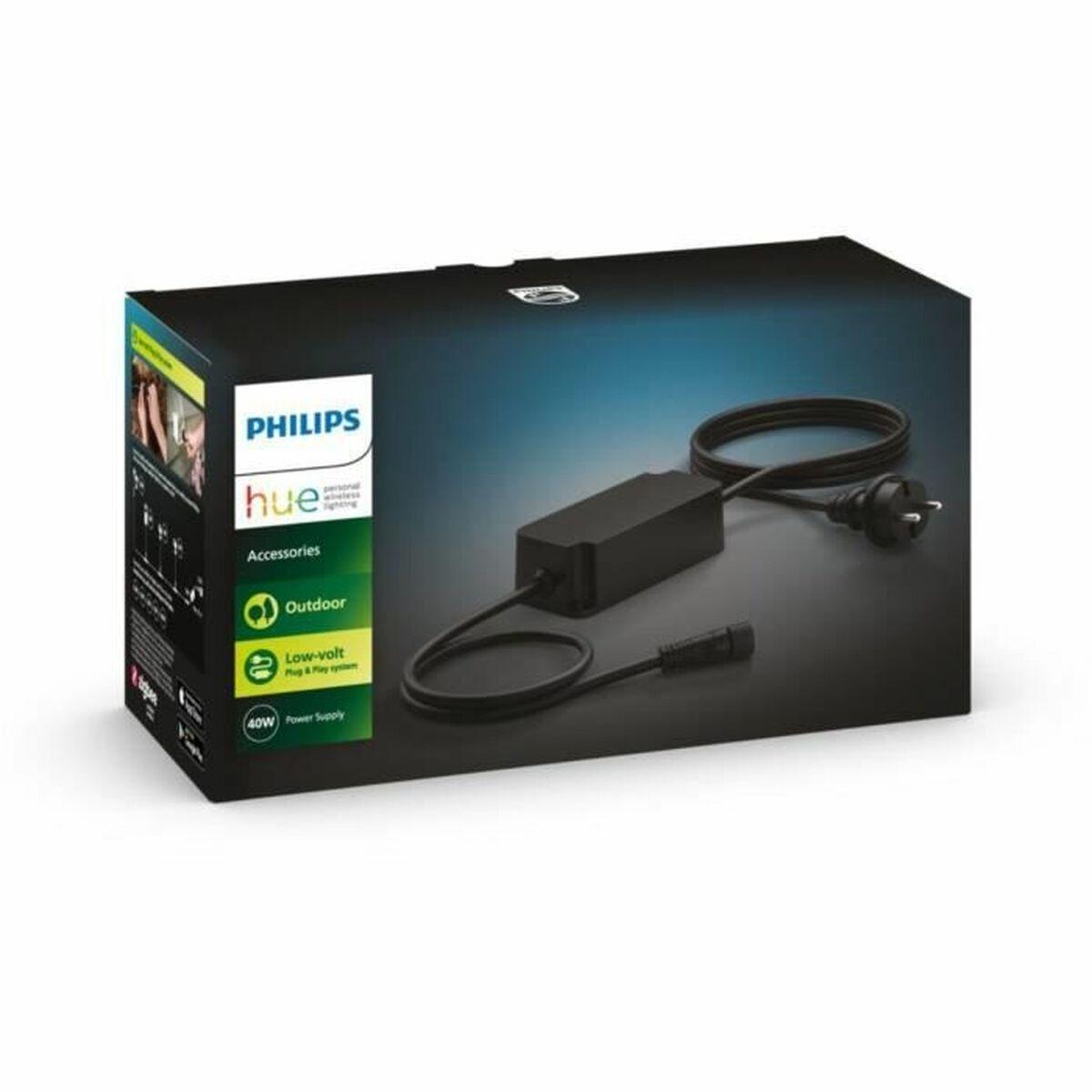 Philips Hue 1734830PN Outdoor 40W DE+at alimentatore a bassa tensione, nero
