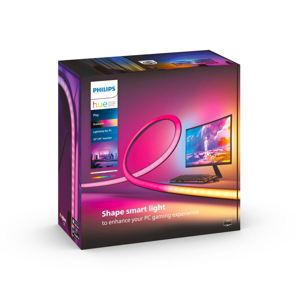Philips Hue White and Color Ambiance Lightstrip Gradient per PC 32 -34"