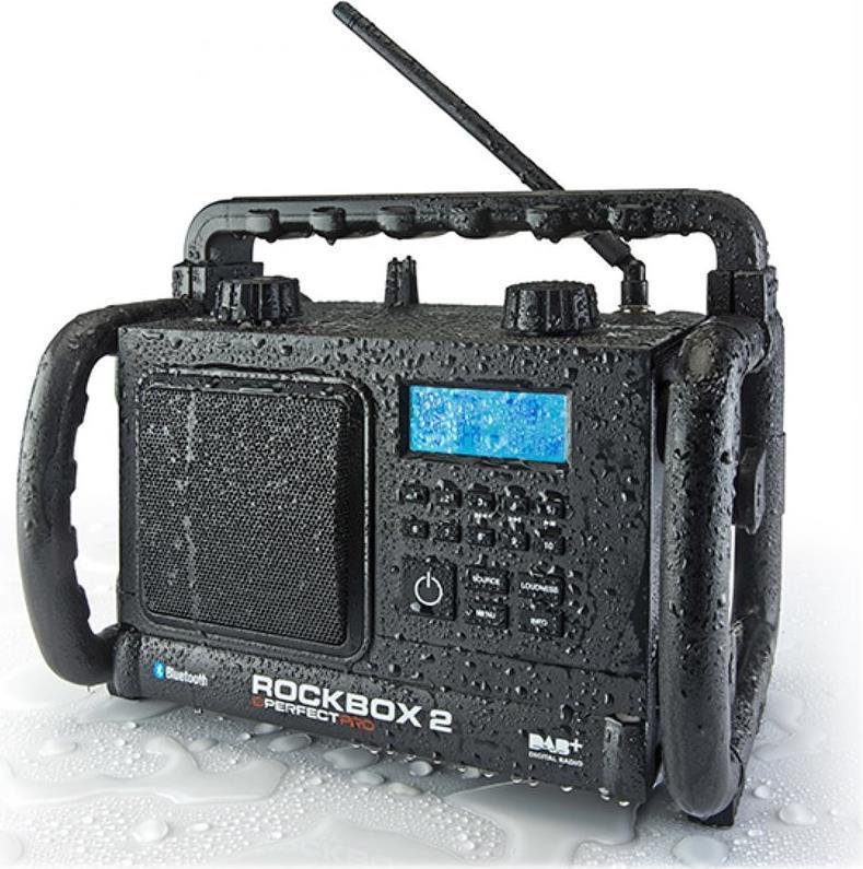 Perfectpro ROCKBULL - Portatile - DAB - FM - 50 W - Classico - Dance - Flat - Jazz - Rock - LCD - Nero (RB2)