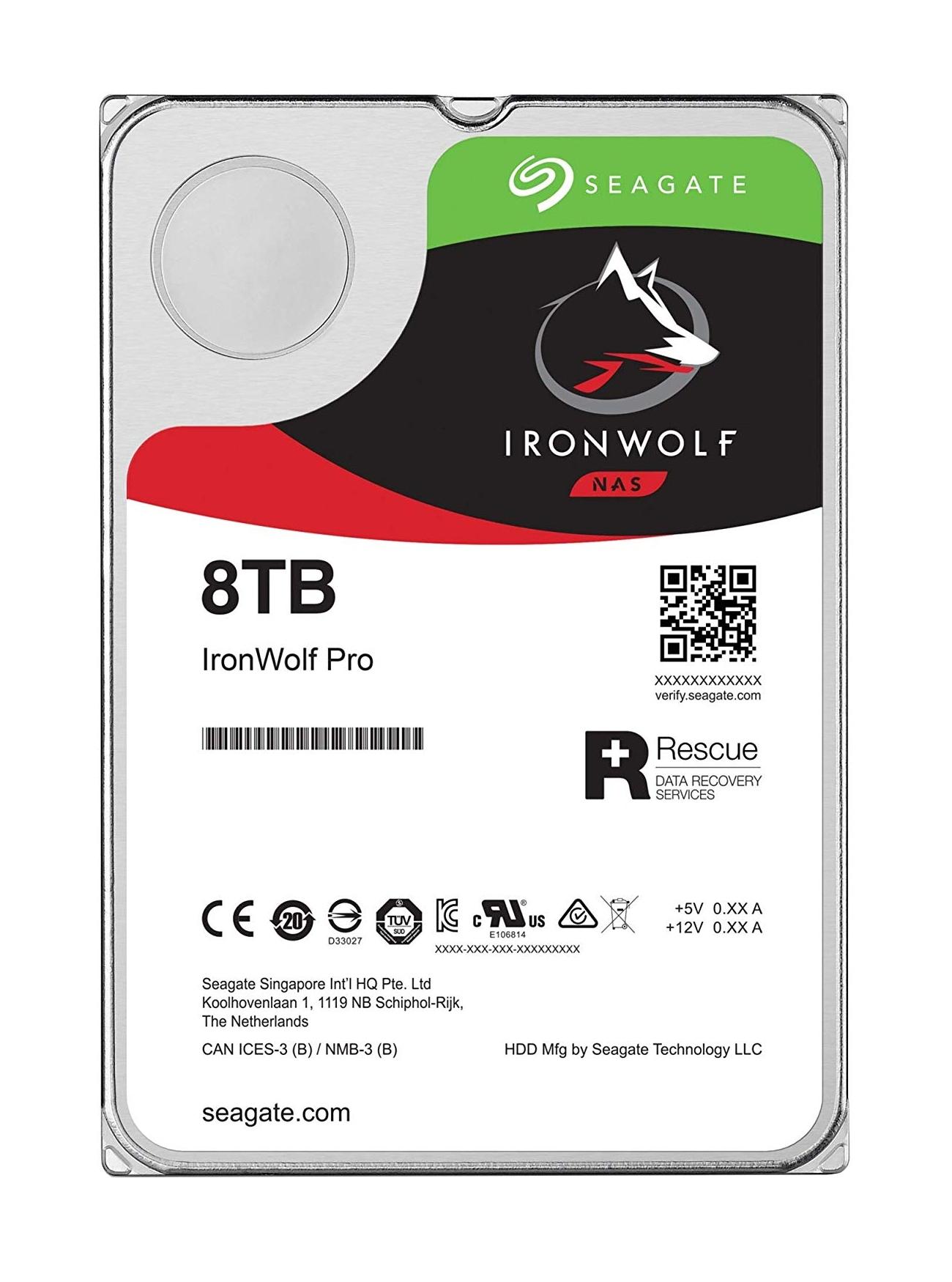 SEAGATE Ironwolf PRO NAS HDD 8TB SATA