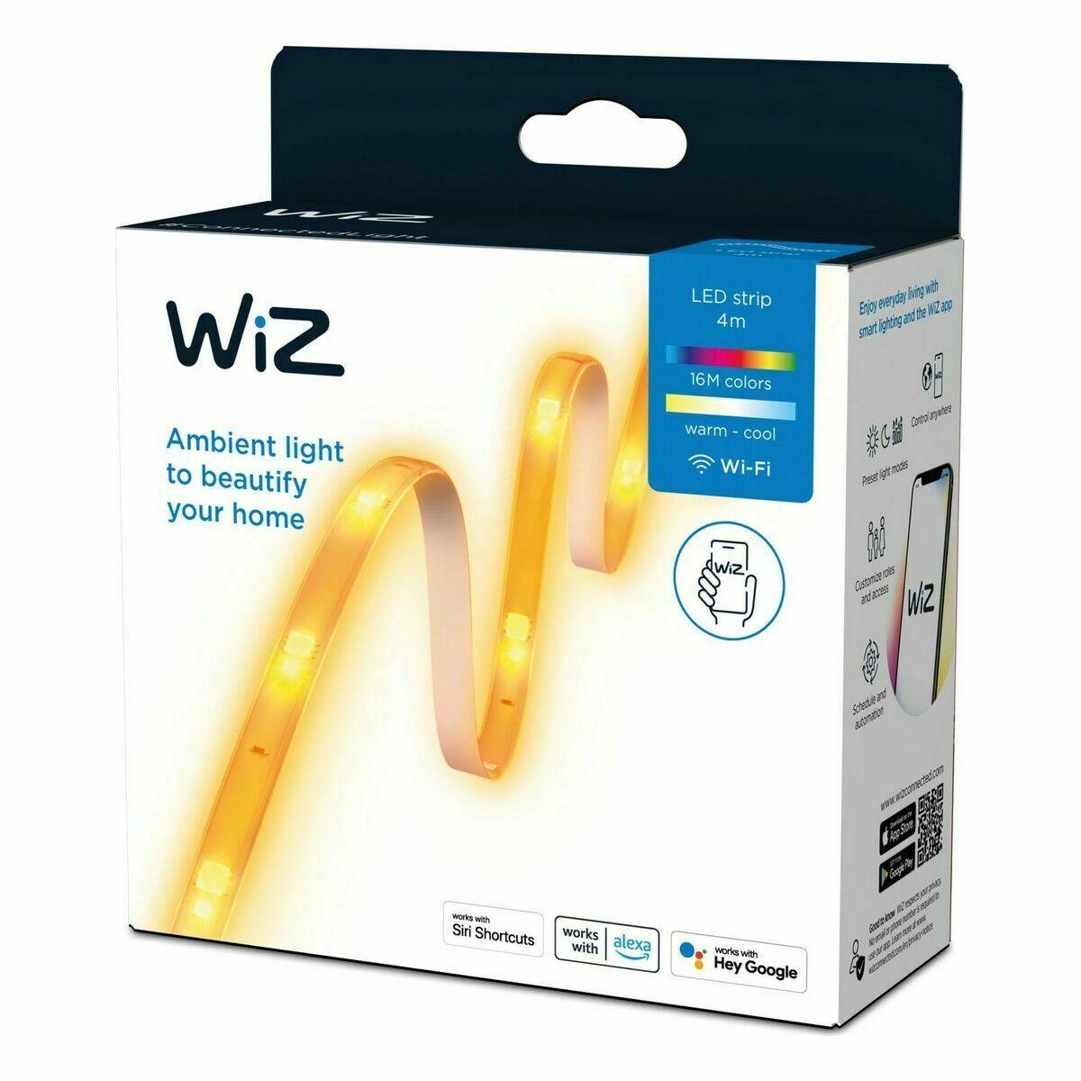 WiZ Striscia LED (LightStrip) Dimmerabile Luce Bianca o Colorata