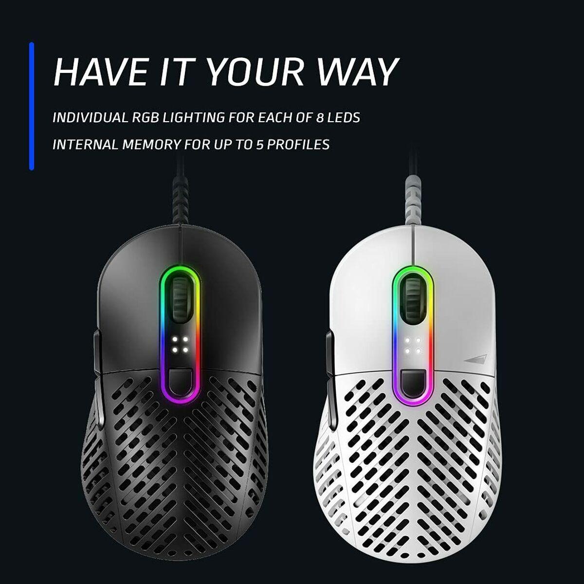 MOUNTAIN Makalu 67 Optical USB RGB Gaming Mouse - White [MG-MAM3-1]