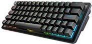 Mountain Everest 60 RGB - tastiera - retroilluminazione - USB -C - Qwerty - USA - Switch chiave: tattile - nero (mg -evk60b -mt