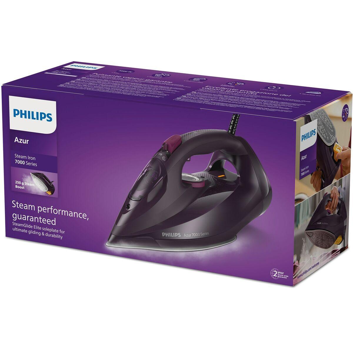 FERRO DA STIRO PHILIPS VAPORE 3000W DST7061/30 55GR 250G AZUR 7000