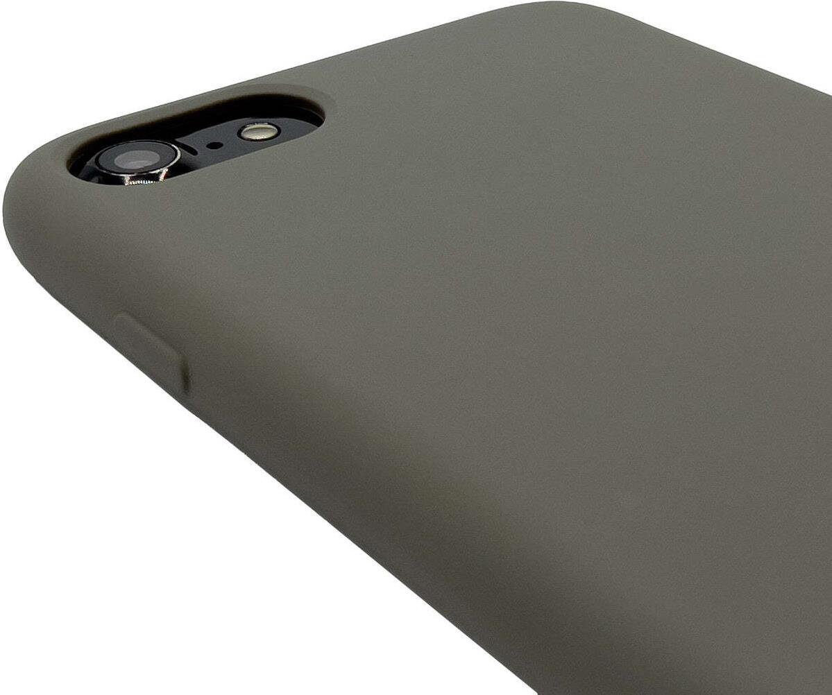 Copertina posteriore in silicone iPhone SE3/SE2/8/7/6S/6 Olive
