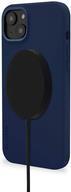Backcover antimicrobico in silicone IP 14 Plus Navy Peony
