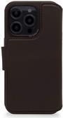 Portafoglio staccabile in pelle Decoded per iPhone 14 Pro Max Marrone Cioccolato