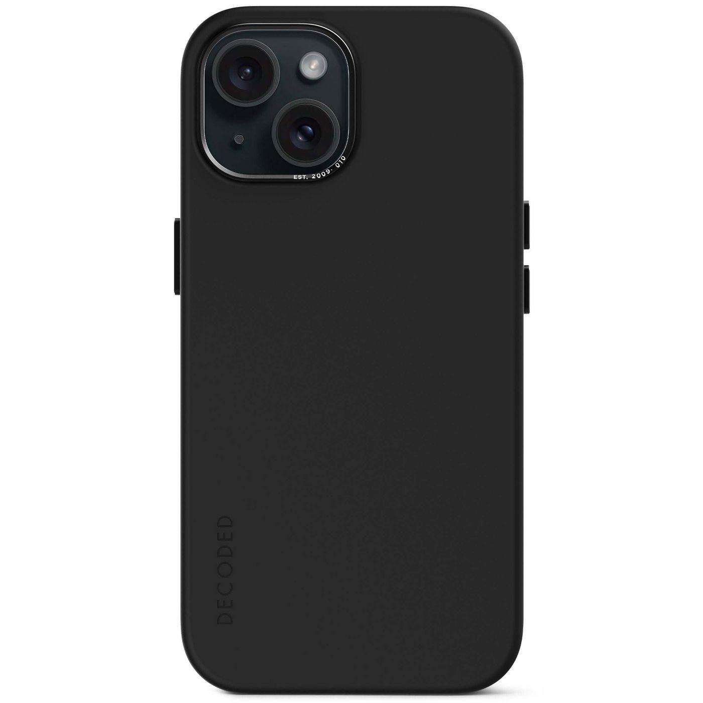 Backcover antimicrobico in silicone IP 15 Plus Grafene