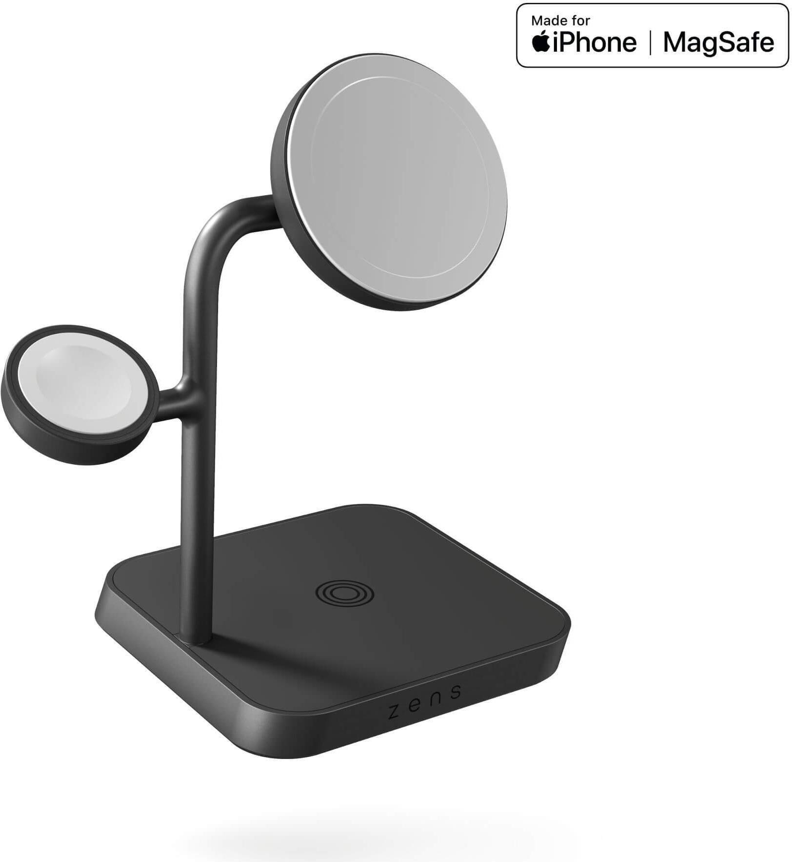 ZENS ZEAPDC01/00 Caricabatterie per dispositivi mobili Cuffie, Smartphone, Orologio intelligente, Tablet Nero AC Carica wireles