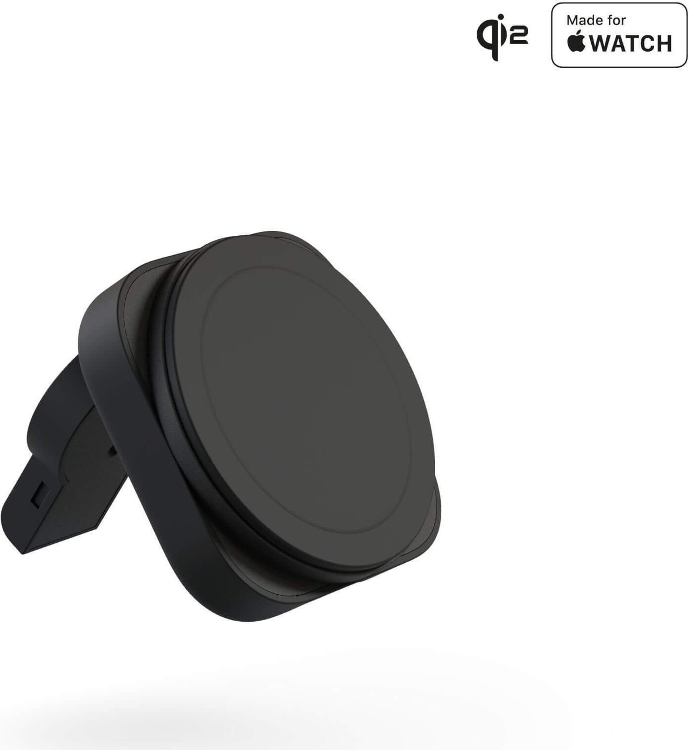 Caricabatterie wireless magnetico Zens Travel Series 2 in 1 Pro 2 + orologio Qi2 nero