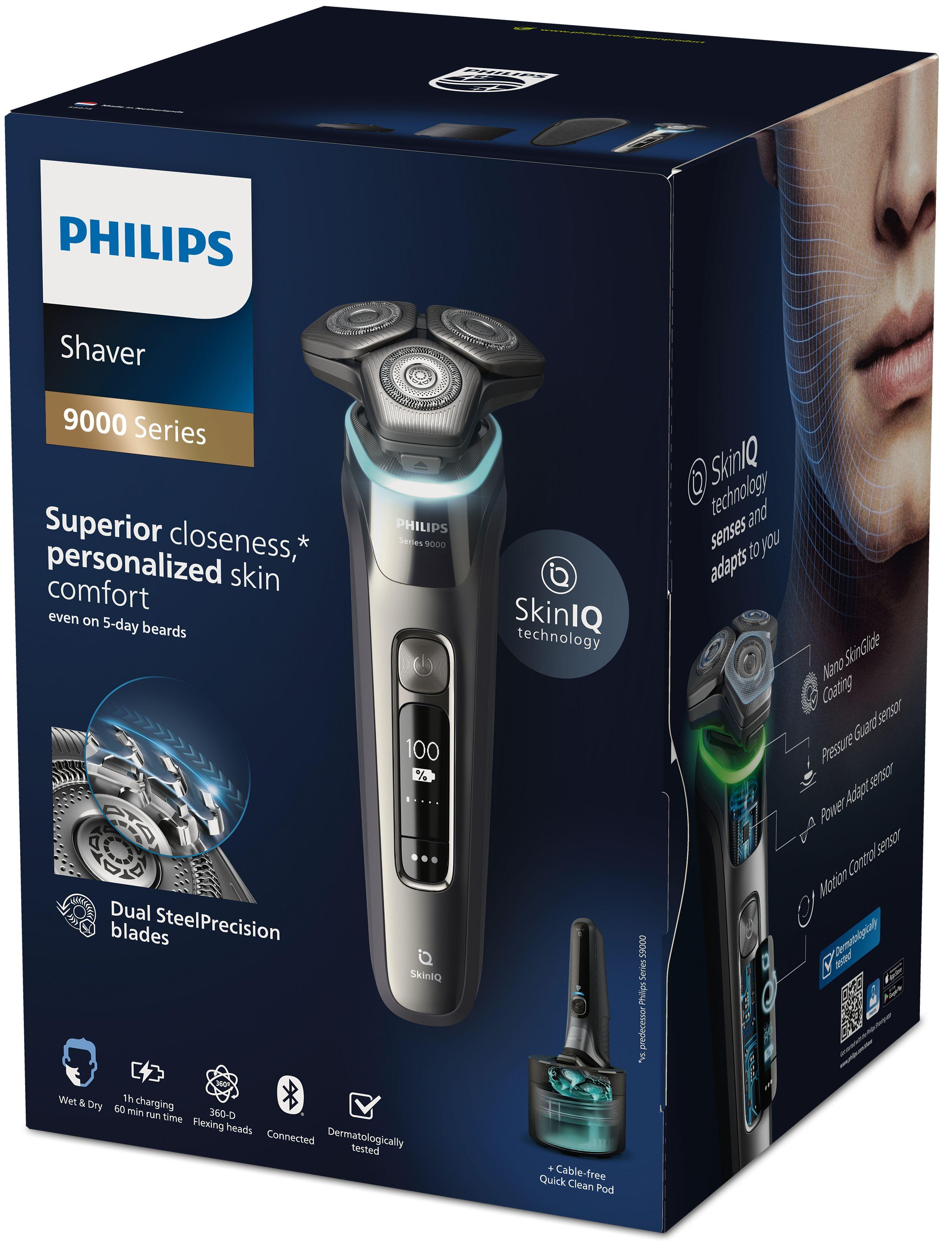 Philips SHAVER Series 9000 S9974/55 Rasoio elettrico Wet & Dry con SkinIQ
