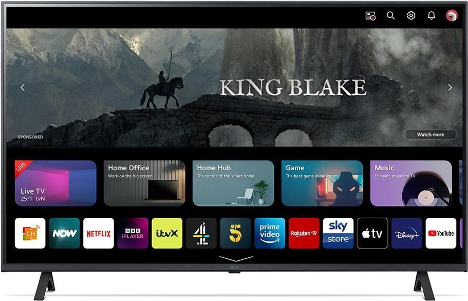Smart TV LED 4K LG 43UR78006LK da 109 cm 43 pollici