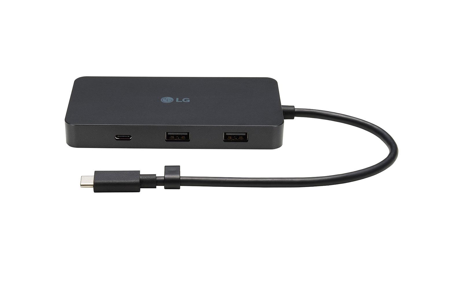 LG UHG7 replicatore di porte e docking station per laptop Cablato USB 3.2 Gen 2 [3.1 Gen 2] Type-C Nero (LG Gram USB Hub)